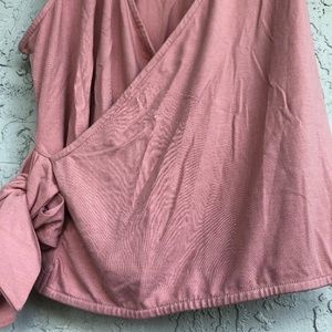 🦄 ASOS mauve wrap tank top